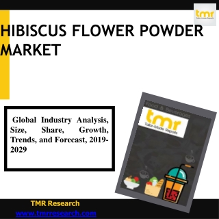 Hibiscus Flower Powder Market Research Report[  Leading Trends And Dynamics ]