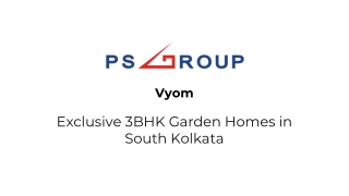 Exclusive 3BHK Garden Homes in South Kolkata