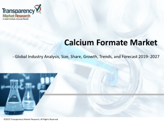 Calcium Formate Market