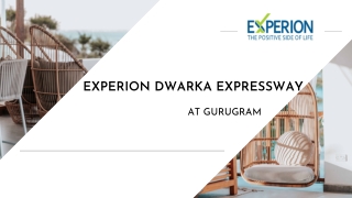 Experion Dwarka Expressway In Gurgaon - Download PDF