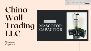 Mascotop Capacitor For Better Lighting That Your House Needs