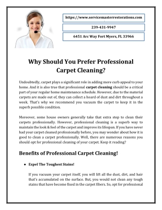 Carpet Cleaning Service | ServiceMaster By Wright
