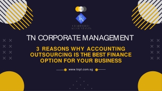 3 Reasons Why Accounting Outsourcing Is The Best Finance Option For Your Business