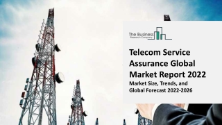 Telecom Service Assurance Global Market Report By Deployment Type, By Component, Growth and Forecasts for 2022-2031