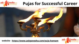 Pujas for Successful Career