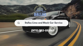 Dallas Limo and Black Car Service