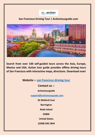 San Francisco Driving Tour  Actiontourguide