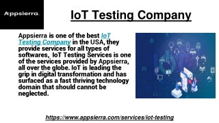 IoT Testing Company