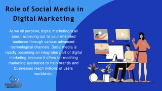 Role of Social Media in Digital Marketing