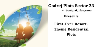 Godrej Plots Sector 33 Sonipat Haryana - A Realization Of Your Dreams