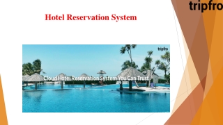 Hotel Reservation System