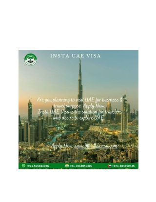 Apply Insta UAE Visa
