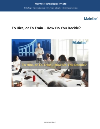 Hire Train and Deploy - Maintec