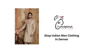 Shop Indian Men Clothing In Denver