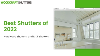 Hardwood Shutters & MDF Shutters Best Shutters of 2022