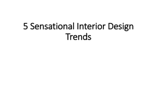 5 Sensational Interior Design Trends