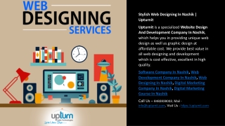 Web Designing In Nashik | Upturnit