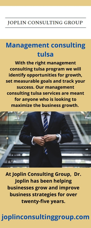 management consulting tulsa