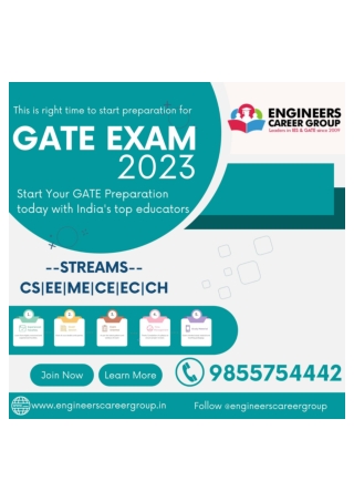 Best GATE Coaching In Chandigarh