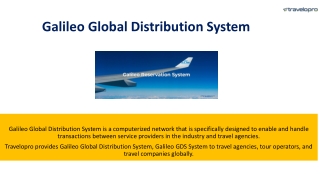 Galileo Global Distribution System