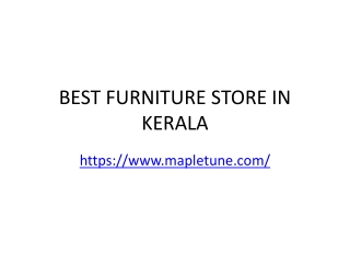 BEST FURNITURE STORE IN KERALA