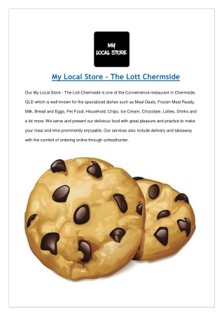 $5 off - My Local Store The Lott Chermside Menu, QLD