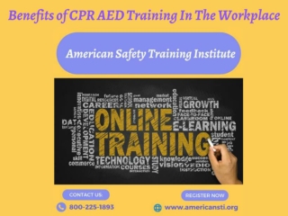 Benefits of CPR AED Training In The Workplace