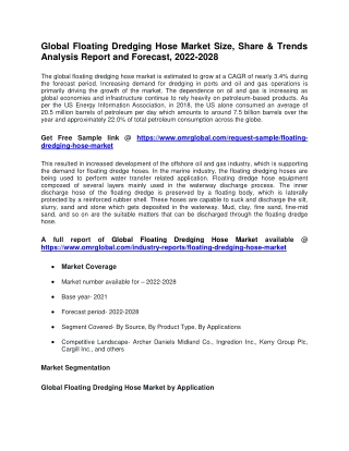 Global Floating Dredging Hose Market