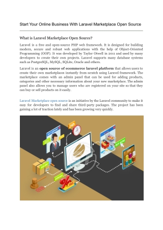 Start Your Online Business With Laravel Marketplace Open Source