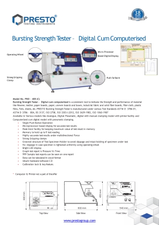 What Is Bursting Strength Testing instrument?