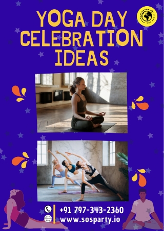 Yoga Day Celebration ideas