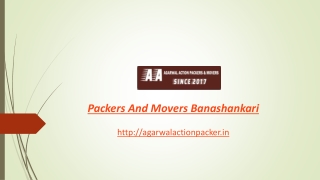 Packers And Movers Banashankari | Packers And Movers Wagholi