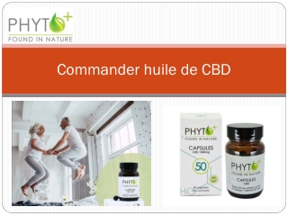 Commander huile de CBD