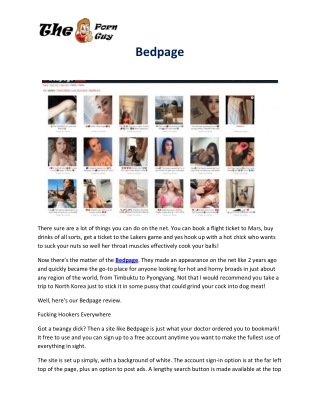 Bedpage