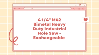 Bimetal Industrial Hole Saw