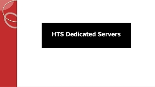 HTS Dedicated Servers