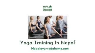 Yoga Training In Nepal