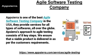 Agile Software Testing Company