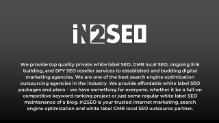 White Label SEO - IN2SEO