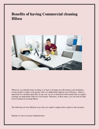 Best Office Cleaning in Hilsea