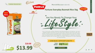 Fortune Everyday Basmati Rice 5kg - Indian Groceries in New Zealand