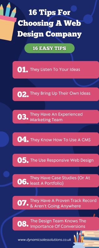 16 Tips For Choosing A Web Design Company