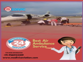Receive the Elite ICU Setup Air Ambulance Services in Bagdogra by Medivic
