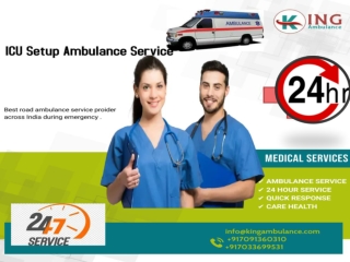 Hire Now Rapid Action  Medical Team  Ambulance Service in  Patna