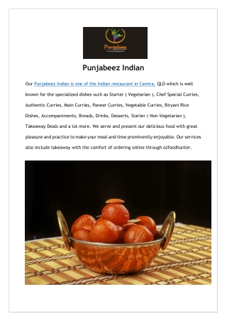 $5 off - Punjabeez Indian Restaurant Camira, QLD