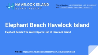 Best Elephant Beach Havelock Island