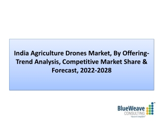 India Agriculture Drones Market Growth, 2022-2028