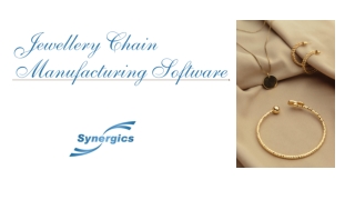 Jewellery Chain Manufacturing Software