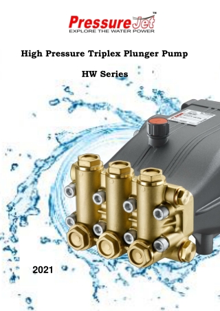 Water Jet Sewer Cleaning Pumps | PressureJet
