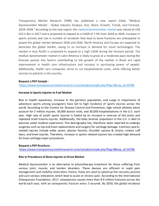Medical Dynamometer Market Growth to be Stimulated by Brisk Technological Expans